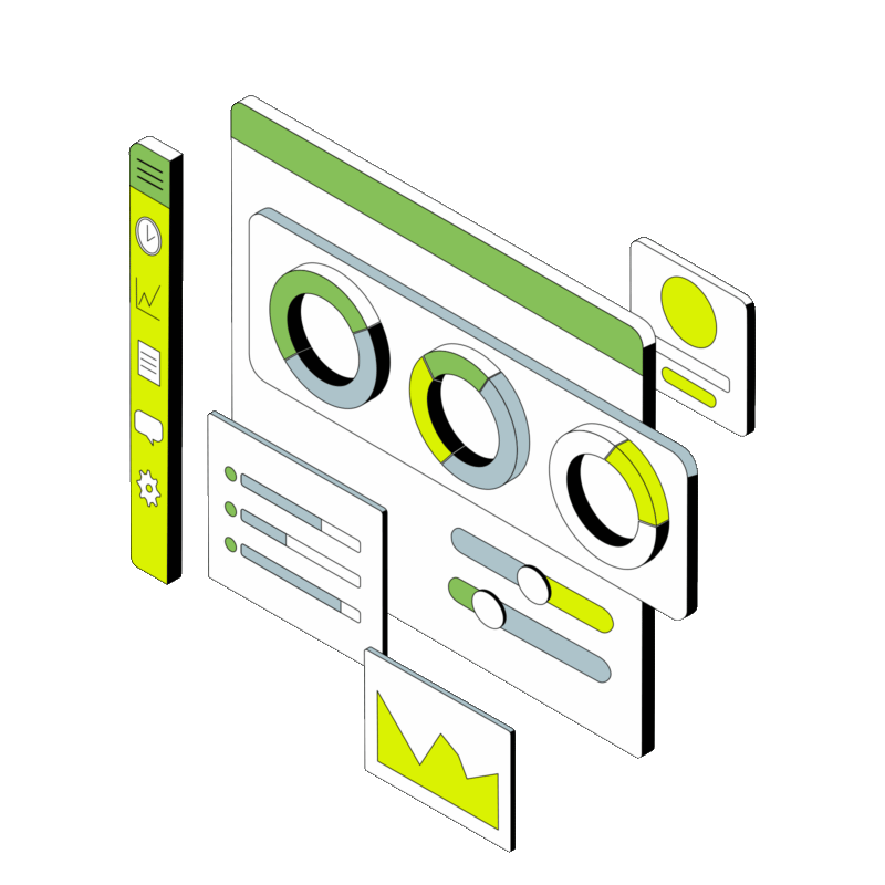 animated dashboard